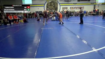 285 lbs Cons. Semi - Gable Eddy, Independence vs Dylan Schaul, West Delaware, Manchester