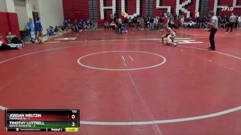 132 lbs Quarters & Wb (16 Team) - Jordan Weltzin, Thompson HS vs Timothy Luttrell, Smiths Station Hs