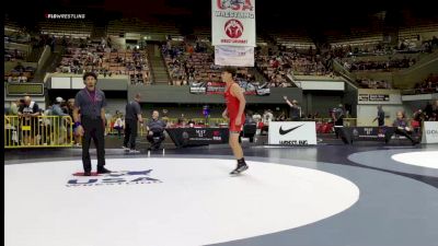 Champ. Round 2 - Nathan Carrillo, Monster Garage Wrestling vs Caleb Benavides, Brawley Union High School Wrestling