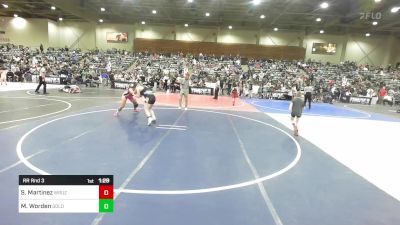 136 lbs Rr Rnd 3 - Shyann Martinez, Wruzzinators vs Madison Worden, Gold Rush Wrestling