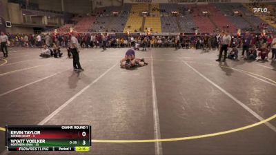 197 lbs Round 1 (16 Team) - Wyatt Voelker, Northern Iowa vs Kevin Taylor, Sacred Heart