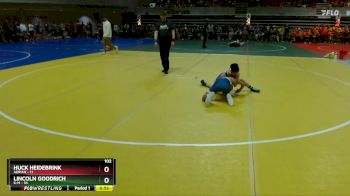 102 lbs Finals (8 Team) - Lincoln GOODRICH, K-M vs Huck Heidebrink, Adrian