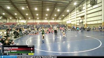 90 lbs Round 4 (6 Team) - Maylee Yancey, Oregon vs Breklyn Skewes, Gold Rush