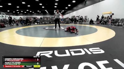 75 lbs Placement Matches (8 Team) - Marco Plasner, Elite Athletic Club vs Joseph Cervantes, DC Wrestling Academy