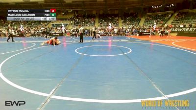 88 lbs Quarterfinal - Payton Mccall, Lady Outlaw Wrestling Academy vs Madilynn Gallegos, Pomona Elite
