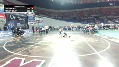 2A/1A Boys 150 3rd Place Match - Jude Lichte, Reedsport Boys vs Brady Otley, Crane Boys