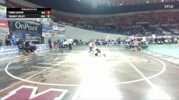 2A/1A Boys 150 3rd Place Match - Jude Lichte, Reedsport Boys vs Brady Otley, Crane Boys