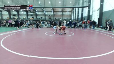 106 lbs Cons. Quarters - Sebastian Gutierrez, SilvaBack Training Center vs Hayden Fernandez, UP OUTLAW WC