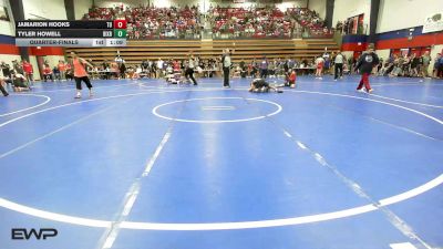 106 lbs Quarterfinal - Jamarion Hooks, Tulsa Union vs Tyler Howell, Bixby JH Boys