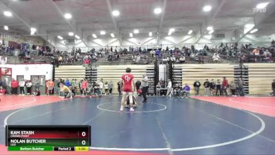 126 lbs Cons. Round 5 - Kam Stash, Crown Point vs Nolan Butcher, Leo