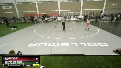 70 lbs Quarterfinal - Cooper Crockett, Sanderson Wrestling Academy vs Knox Peasley, INWTC