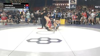190 lbs 5th Place Match - Kyle Gallo, Florida vs Everett Joyce, Kansas