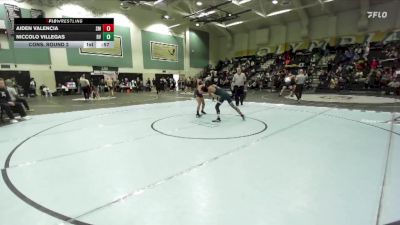 108 lbs Cons. Round 2 - Aiden Valencia, San Marcos vs Niccolo Villegas, Bonita Vista
