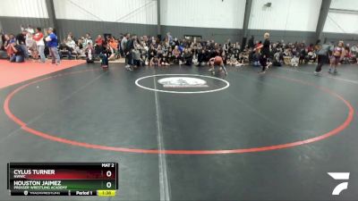 70 lbs Round 2 - Cylus Turner, NWWC vs Houston Jaimez, Prosser Wrestling Academy