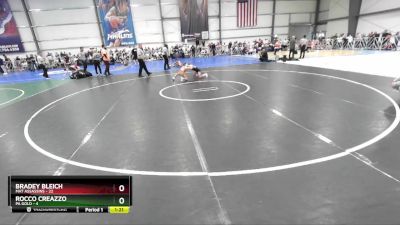 72 lbs Rd# 6- 9:00am Saturday Final Pool - Bradey Bleich, Mat Assassins vs Rocco Creazzo, PA Gold