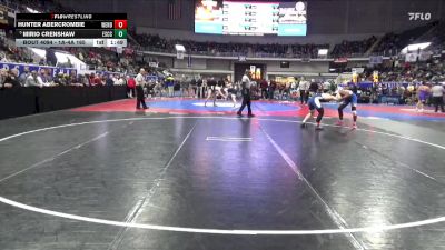 1A-4A 165 Quarterfinal - Mirio Crenshaw, Escambia County vs Hunter Abercrombie, West End High School