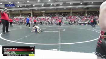 49 lbs Champ. Round 3 - Maverick Hale, Ark City vs Huxley Nash, Hays Wrestling Club
