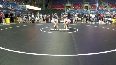 120 lbs Consolation - Milana Borrelli, FL vs Calli Gilchrist, CT