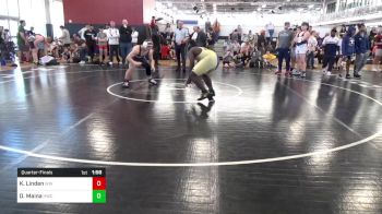 210 lbs Quarterfinal - Keidon Linden, Woodland Wrestling vs Dylan Maina, Hornet Wrestling Club