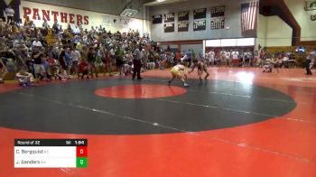 113 lbs Round Of 32 - Cael Bergquist, Nc vs John Sanders, Wv