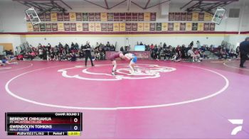 131 lbs Champ. Round 2 - Gwendolyn Tomkins, Menlo College vs Berenice Chihuahua, Mt. San Antonio College