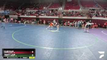 120 lbs 2nd Wrestleback And Semi-finals (16 Team) - Trinity Laub, Amarillo Caprock vs Clair Elam, Leander Glenn