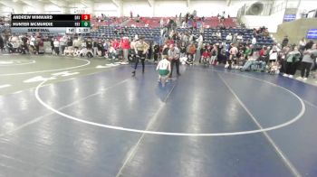132 lbs Semifinal - Andrew Winward, Davis vs Hunter Mcmurdie, Payson