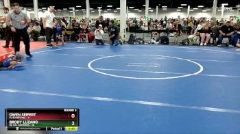 60 lbs Round 3 (10 Team) - Owen Seifert, FL Scorpions vs Brody Luzano, So Cal Hammers