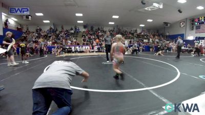 60-66 lbs Rr Rnd 2 - Paula Tapia, OKC Saints Wrestling vs Eralynn Slaton, Bristow Youth Wrestling