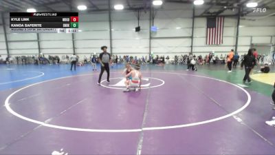 100 lbs Round 5 (4pm Saturday) - Kyle Link, Maryland Gold vs Kanoa Saferite, Dynasty Black