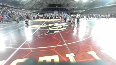 49 lbs Cons. Rd Of 16 - Wallace Rodriguez, UP Outlaw WC vs Luke Nelson, Mat Demon Wrestling Club