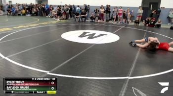136 lbs Round 2 - Bayleigh Grube, Arctic Warriors Wrestling Club vs Rylee Trent, Soldotna Whalers Wrestling Club