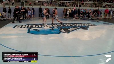 152 lbs X Bracket - Michael Marquez-Hopson, Arctic Warriors Wrestling Club vs Michael Dickinson, Soldotna Whalers Wrestling Club