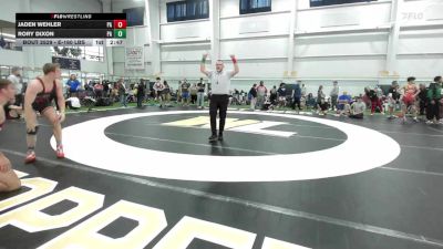 E-160 lbs Quarterfinal - Jaden Wehler, PA vs Rory Dixon, PA