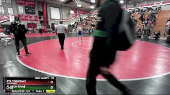 110 lbs Cons. Round 5 - Allison Rivas, Upland vs Aya Yoshitake, San Marino