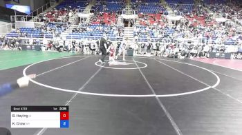 160 lbs Cons 128 #2 - Brenden Heying, Iowa vs Kelten Crow, Wyoming