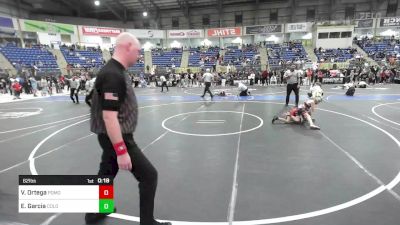 62 lbs 3rd Place - Vesper Ortega, Pomona Elite vs Edgar Garcia, Colorado Outlaws