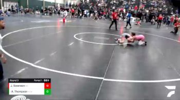 85-93 lbs Round 3 - Aleigha Thompson, Norfolk Jr Wrestling vs Jayla Swanson, Westside Connection