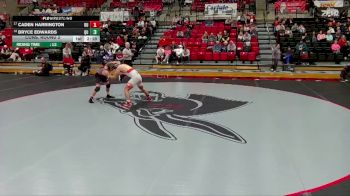 141 lbs Cons. Round 2 - Bryce Edwards, Quincy vs Caden Harrington, Drury