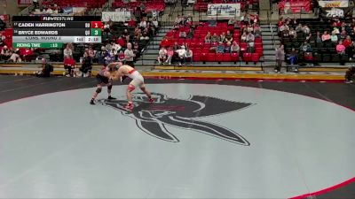 141 lbs Cons. Round 2 - Bryce Edwards, Quincy vs Caden Harrington, Drury