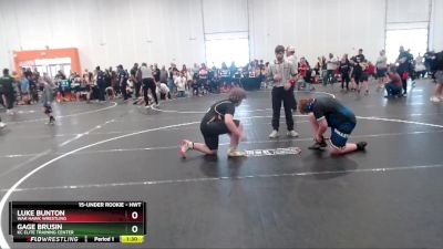 Semifinal - Luke Bunton, War Hawk Wrestling vs Gage Brusin, KC Elite Training Center