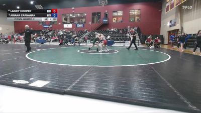 117 lbs Cons. Round 2 - Lainey Hooper, Newberry vs Ariana Carnahan, McDaniel
