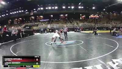 157 lbs Cons. Round 4 - Camdyn Mitchell, Mill Creek vs Logan Kennedy, Cook