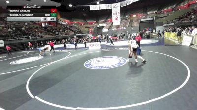 190 lbs Cons. Semis - Ronan Cavlan vs Michael Mendez, Righetti High School Wrestling