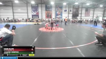 56 lbs Rd# 9- 2:15pm Saturday Final Pool - Cooper Cerefice, PA Blue vs Hank Blair, No Escape W.A.
