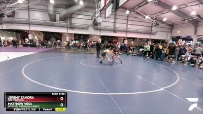 120 lbs Cons. Round 3 - Matthew Vesa, NXT Level Wrestling Academy vs Jeremy Zamora, Rise Wrestling