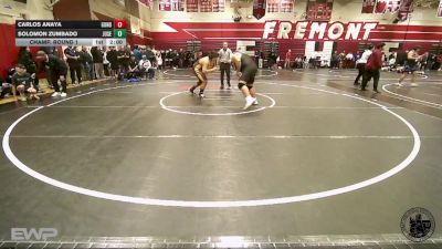 285 lbs Champ. Round 1 - Carlos Anaya, Gunderson vs Solomon Zumbado, Junipero Serra