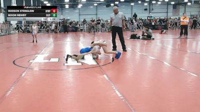 72 lbs Round 4 - 2:15pm Saturday - Hudson Stenglein, NYWAY - Iron Empire vs Nixon Newby, Select