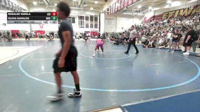 100 lbs Round 4 - Rosalee Varela, Deep Waters RTC vs Olivia Davalos, Threshold Wrestling Club