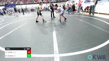 90 lbs Rr Rnd 1 - Caden Lester, Choctaw Ironman Youth Wrestling vs Silas Bratten, Blaine County Grapplers